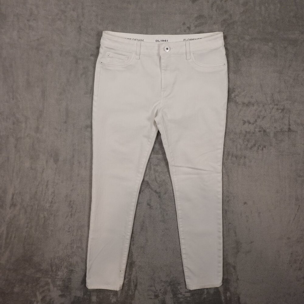 DL1961 Jeans Florence Instasculpt Skinny Jean Women's Size 31 Milk White